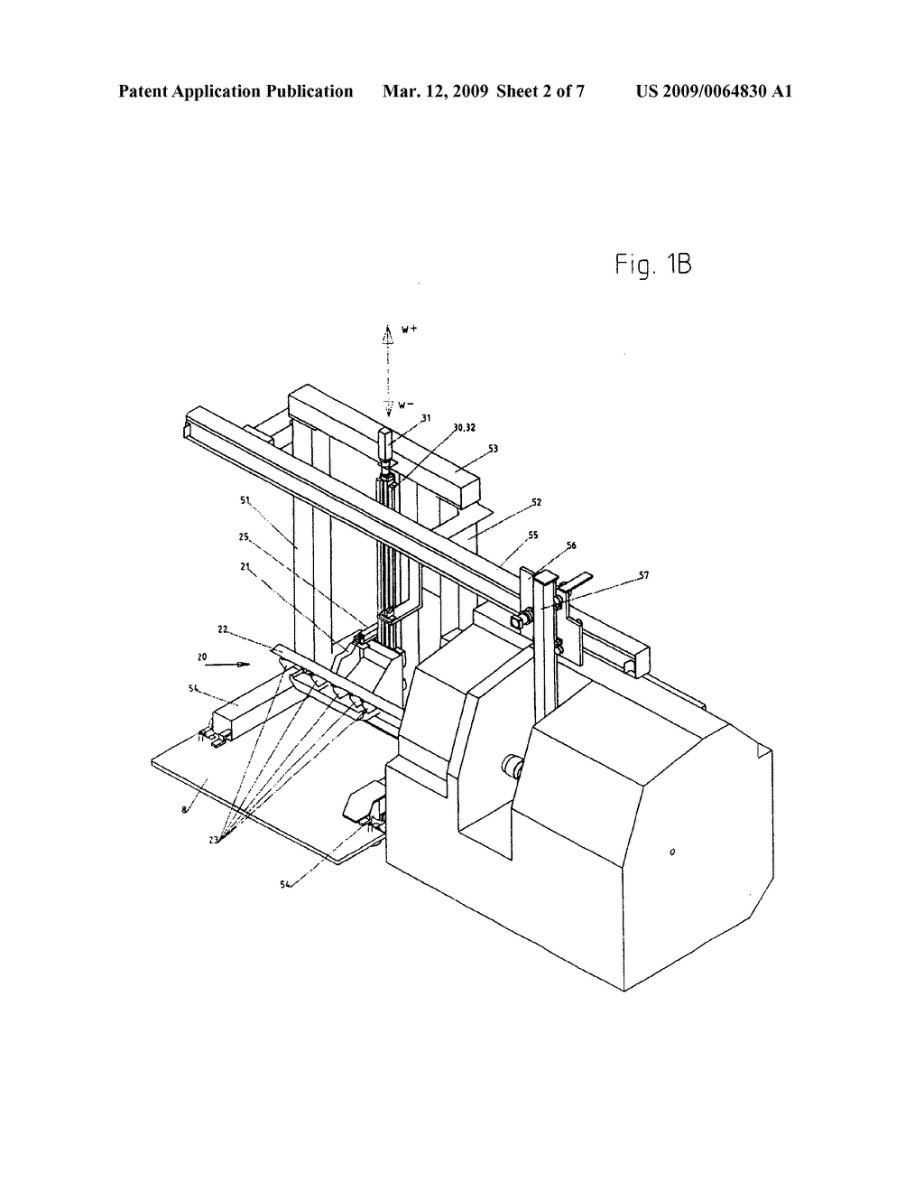 Automatic universal workpiece feed and unloading device for machine tool - diagram, schematic, and image 03