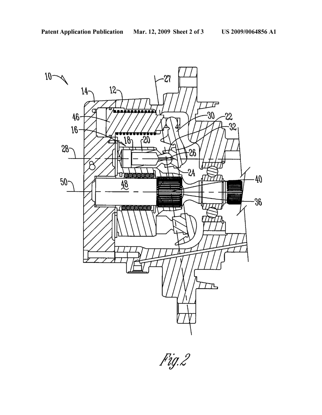 BALL SUPPORTED SWASHPLATE FOR AXIAL PISTON HYDRAULIC MACHINE - diagram, schematic, and image 03