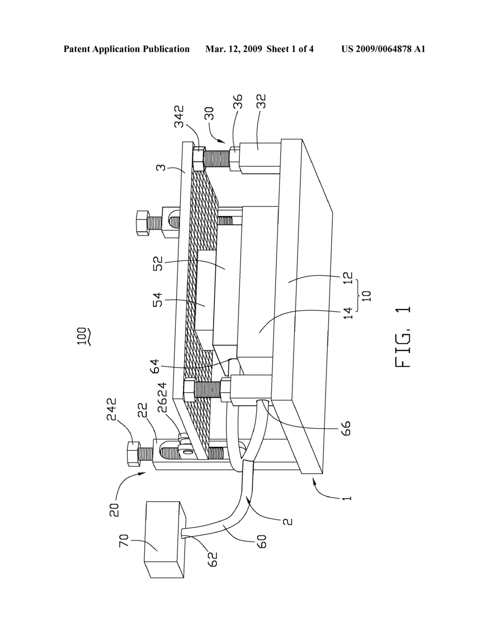 FIXING MECHANISM AND PRINTING APPARATUS USING THE SAME - diagram, schematic, and image 02