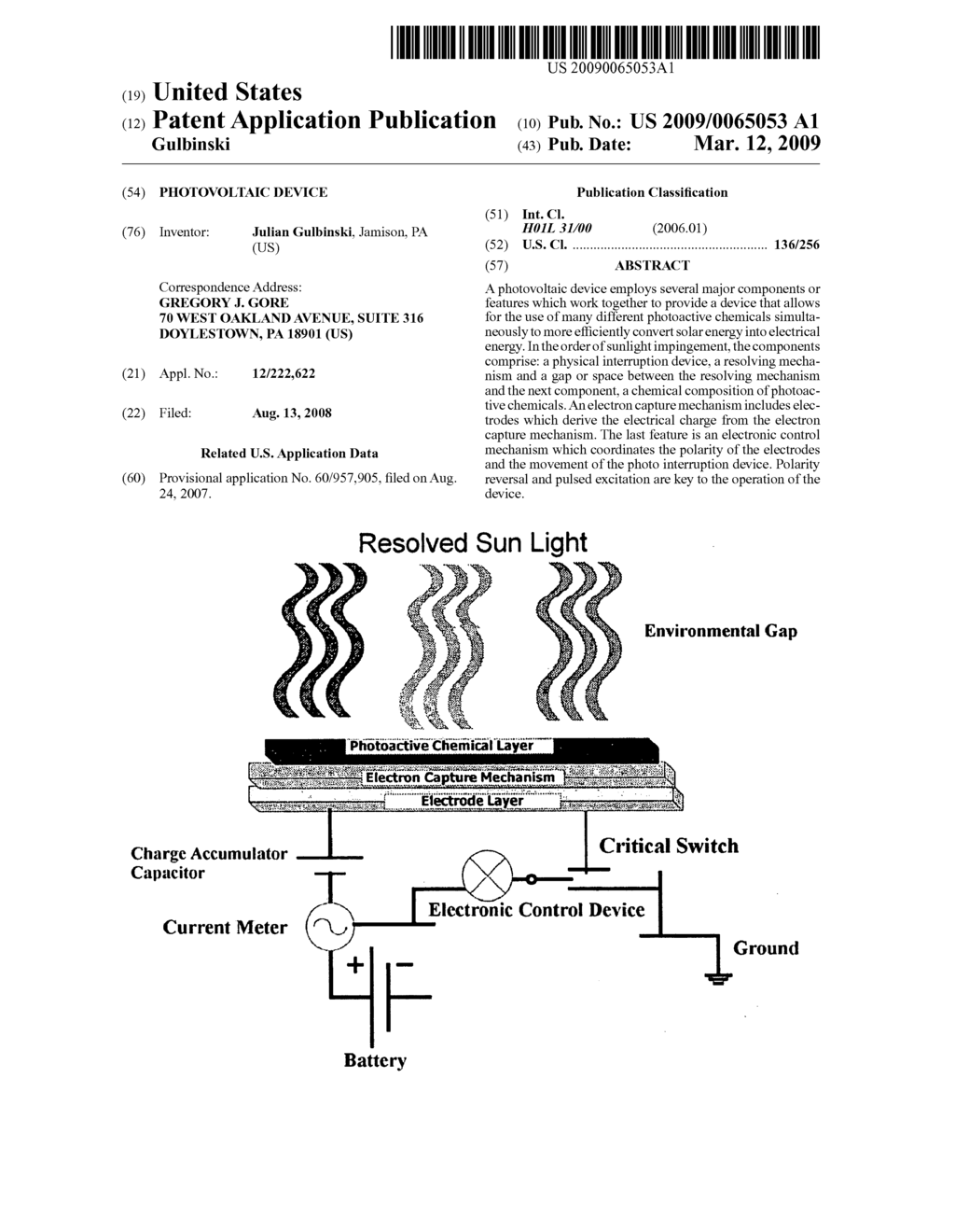 Photovoltaic device - diagram, schematic, and image 01