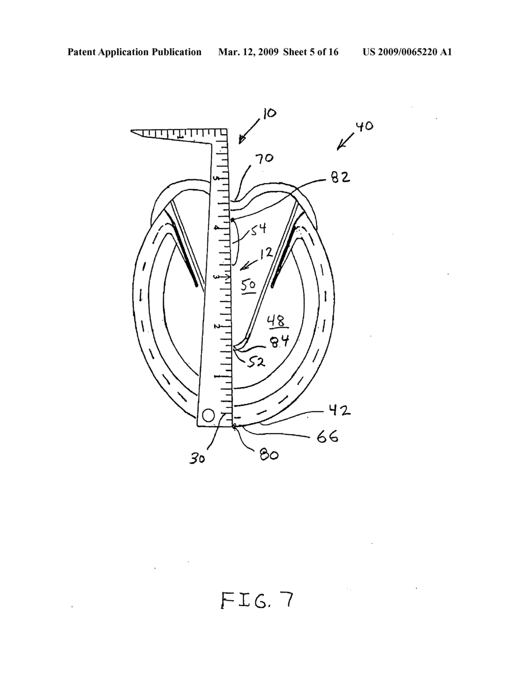 Hoof pick measure tool - diagram, schematic, and image 06