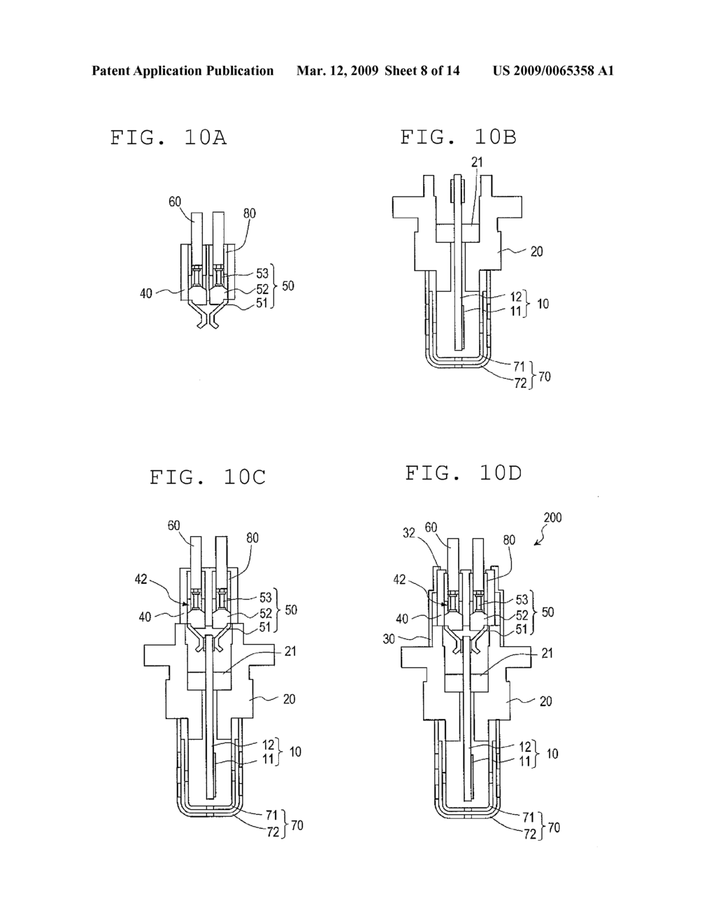 OXYGEN SENSOR, AND INTERNAL COMBUSTION ENGINE AND TRANSPORT APPARATUS PROVIDED WITH THE OXYGEN SENSOR - diagram, schematic, and image 09