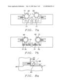 Discrete contact MR bio-sensor with magnetic label field alignment diagram and image