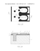 METHOD OF FABRICATING INKJET PRINTHEAD WITH PROJECTIONS PATTERNED ACROSS NOZZLE PLATE diagram and image