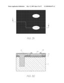 METHOD OF FABRICATING INKJET PRINTHEAD WITH PROJECTIONS PATTERNED ACROSS NOZZLE PLATE diagram and image