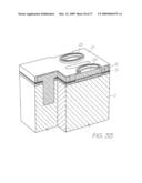 METHOD OF FABRICATING INKJET PRINTHEAD WITH PROJECTIONS PATTERNED ACROSS NOZZLE PLATE diagram and image