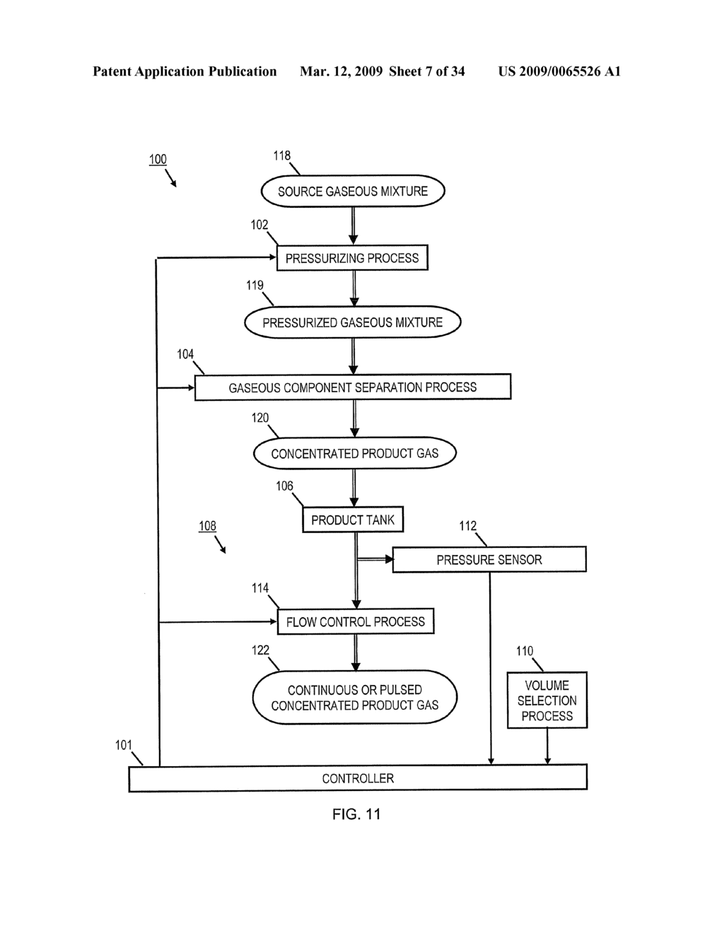 Apparatus and Method of Providing Concentrated Product Gas - diagram, schematic, and image 08