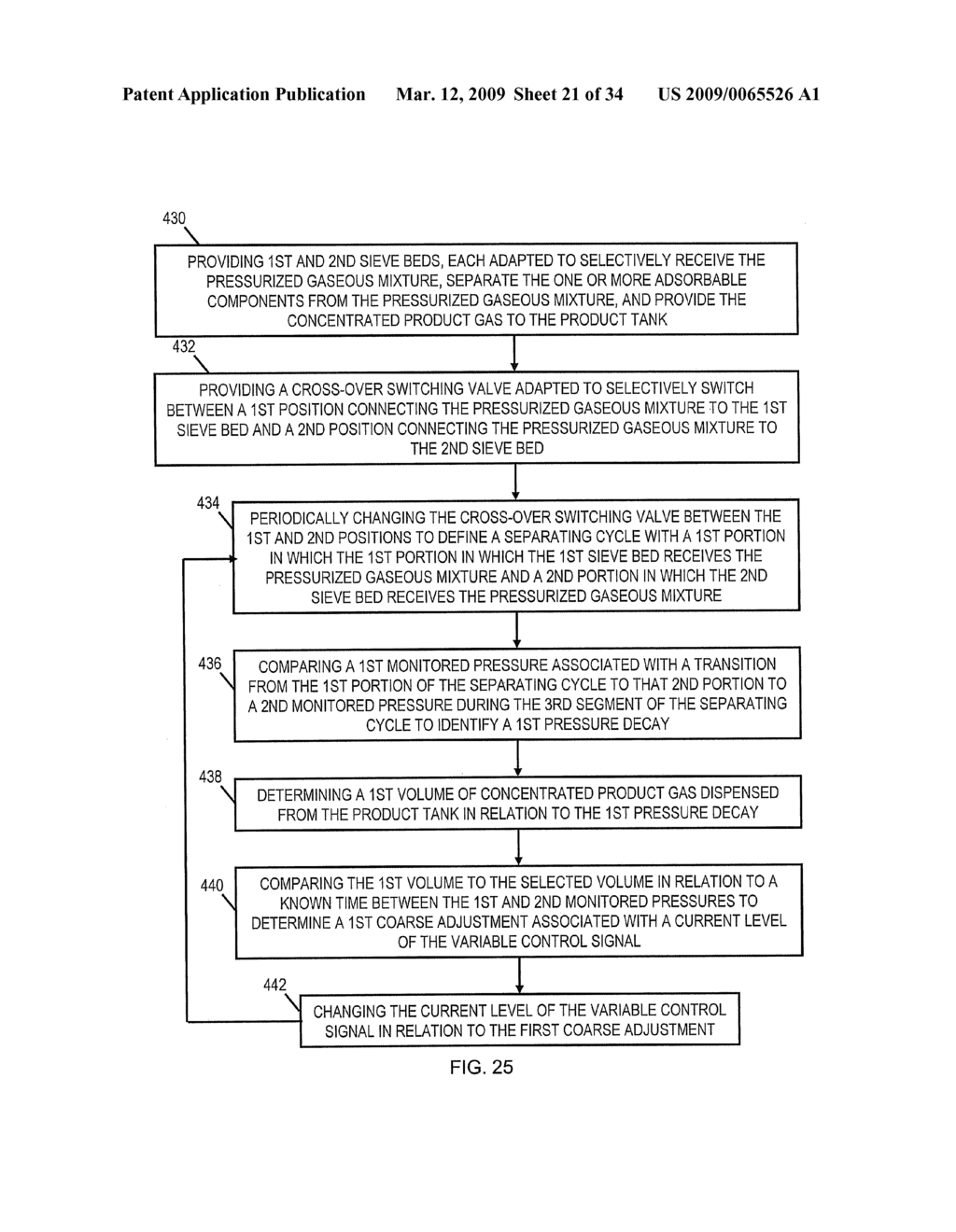 Apparatus and Method of Providing Concentrated Product Gas - diagram, schematic, and image 22