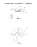 DEVICE AND METHOD FOR WINDING A COIL OF RIGID WIRE AROUND A RING CORE diagram and image