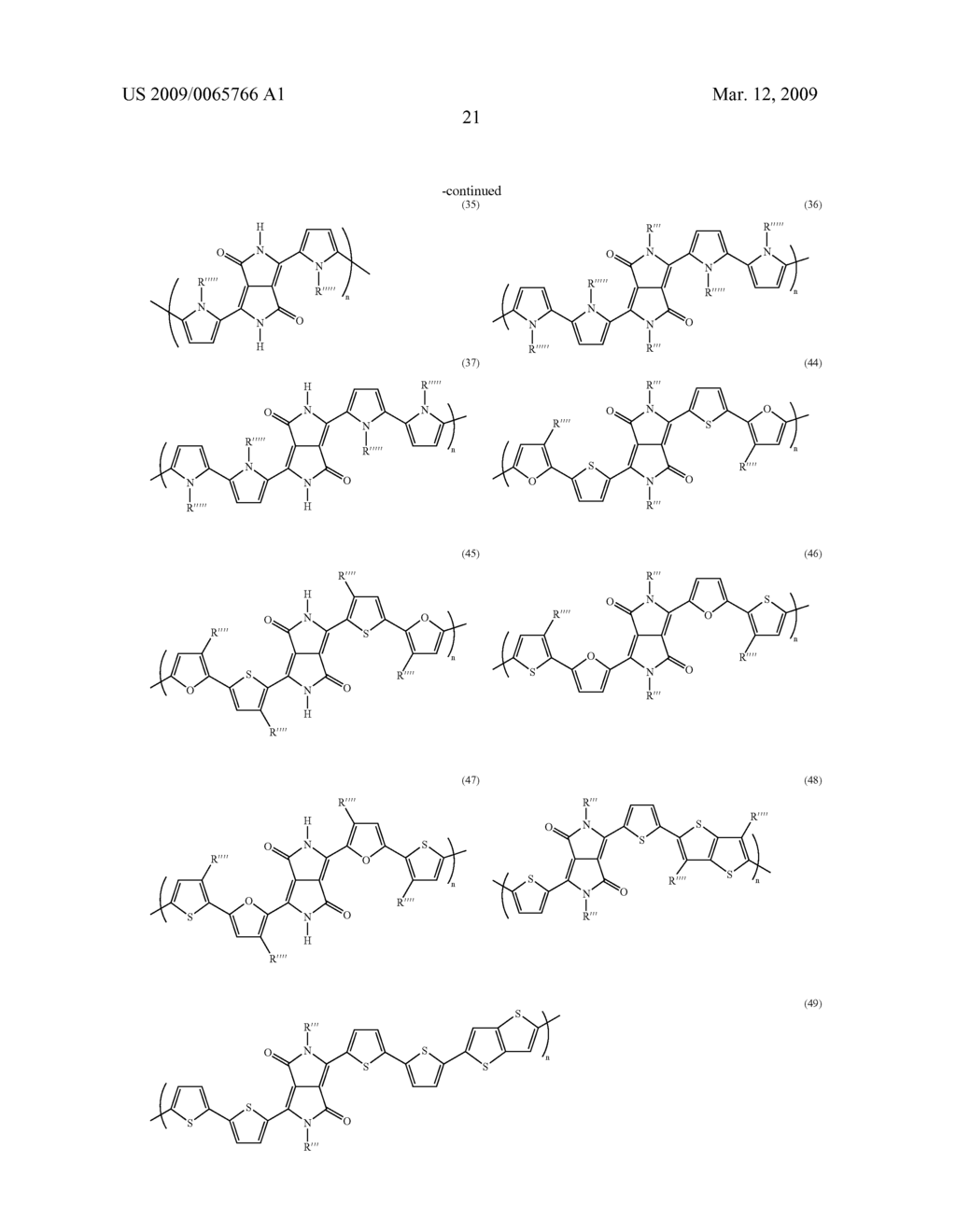 DIKETOPYRROLOPYRROLE-BASED POLYMERS - diagram, schematic, and image 24