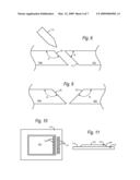 METHOD OF FORMING A SEMICONDUCTOR DIE HAVING A SLOPED EDGE FOR RECEIVING AN ELECTRICAL CONNECTOR diagram and image