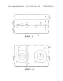 SUBSTRATE HAVING THROUGH-WAFER VIAS AND METHOD OF FORMING diagram and image