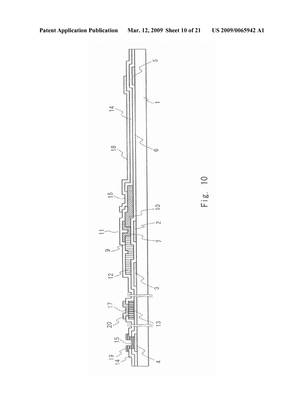 SEMICONDUCTOR DEVICE, DISPLAY DEVICE, AND METHOD OF MANUFACTURING SEMICONDUCTOR DEVICE - diagram, schematic, and image 11