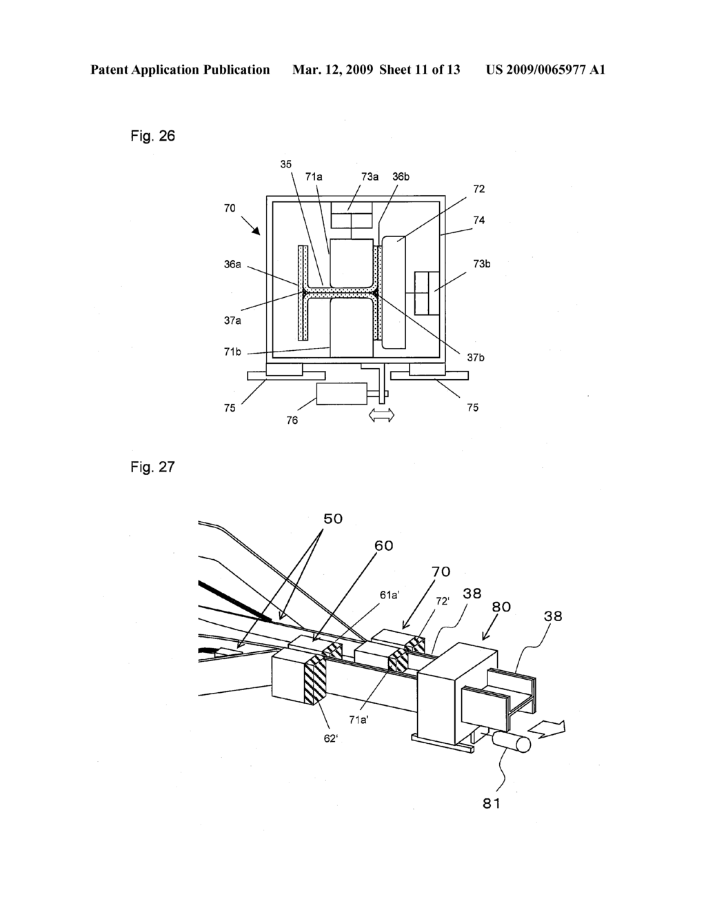 PROCESS, AND APPARATUS, FOR PRODUCING REINFORCING FIBER MOLDING - diagram, schematic, and image 12