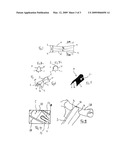 MOTOR VEHICLE FLEXIBLE AXLE, COMPRISING A CROSS BRACING WITH OPEN CROSS-SECTION WHEREOF THE FLANKS INCLUDE RECTILINEAR EDGES, CROSS BRACING AND CORRESPONDING MOTOR VEHICLE diagram and image