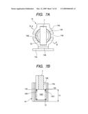 Commutator motor utilizing existing part to restrict radially outward movement of brush holders diagram and image