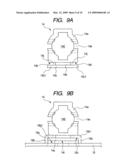 Commutator motor utilizing existing part to restrict radially outward movement of brush holders diagram and image