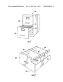 HANGING FILE FOLDER RETAINING DEVICE diagram and image