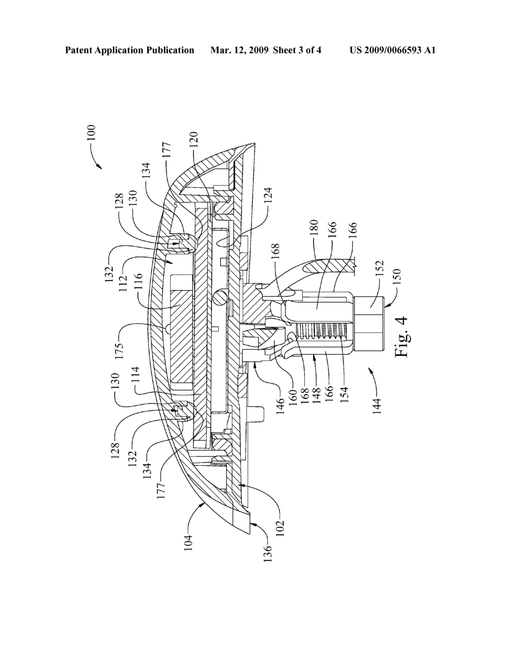 VEHICLE-MOUNT STACKED PATCH ANTENNA ASSEMBLIES WITH RESILIENTLY COMPRESSIBLE BUMPERS FOR MECHANICAL COMPRESSION TO AID IN ELECTRICAL GROUNDING OF SHIELD AND CHASSIS - diagram, schematic, and image 04