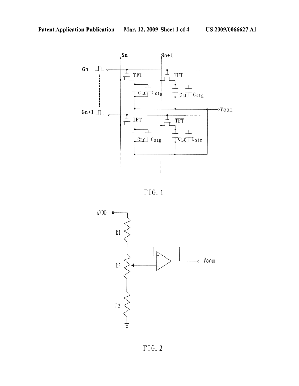 METHOD AND DEVICE FOR AUTOMATICALLY COMPENSATING COMMON ELECTRODE VOLTAGE - diagram, schematic, and image 02