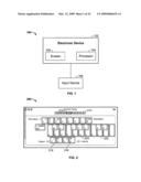 VISUAL RESPONSES TO A PHYSICAL INPUT IN A MEDIA APPLICATION diagram and image