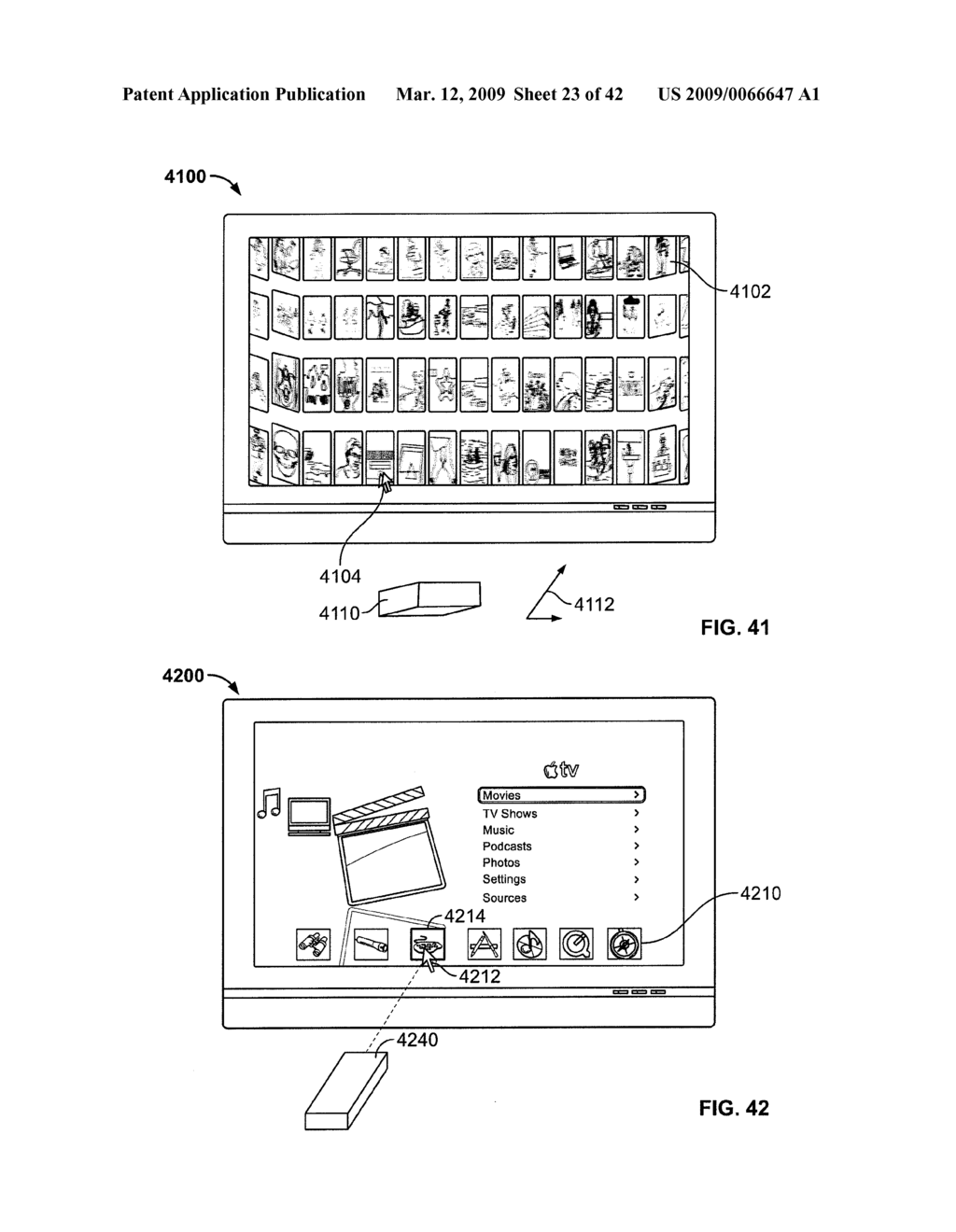 GUI APPLICATIONS FOR USE WITH 3D REMOTE CONTROLLER - diagram, schematic, and image 24