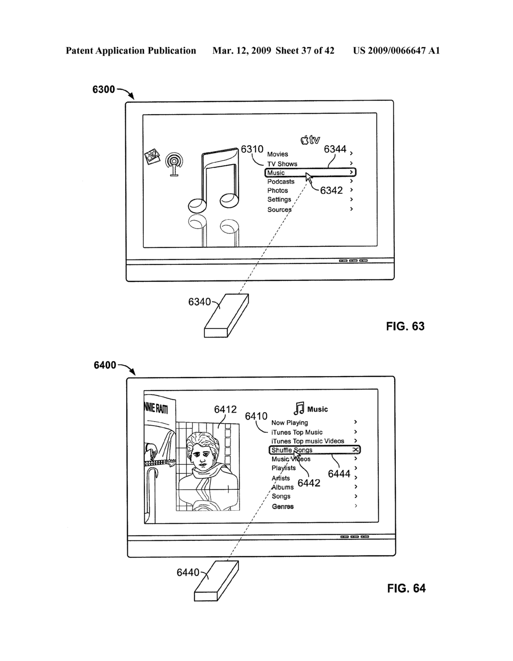 GUI APPLICATIONS FOR USE WITH 3D REMOTE CONTROLLER - diagram, schematic, and image 38