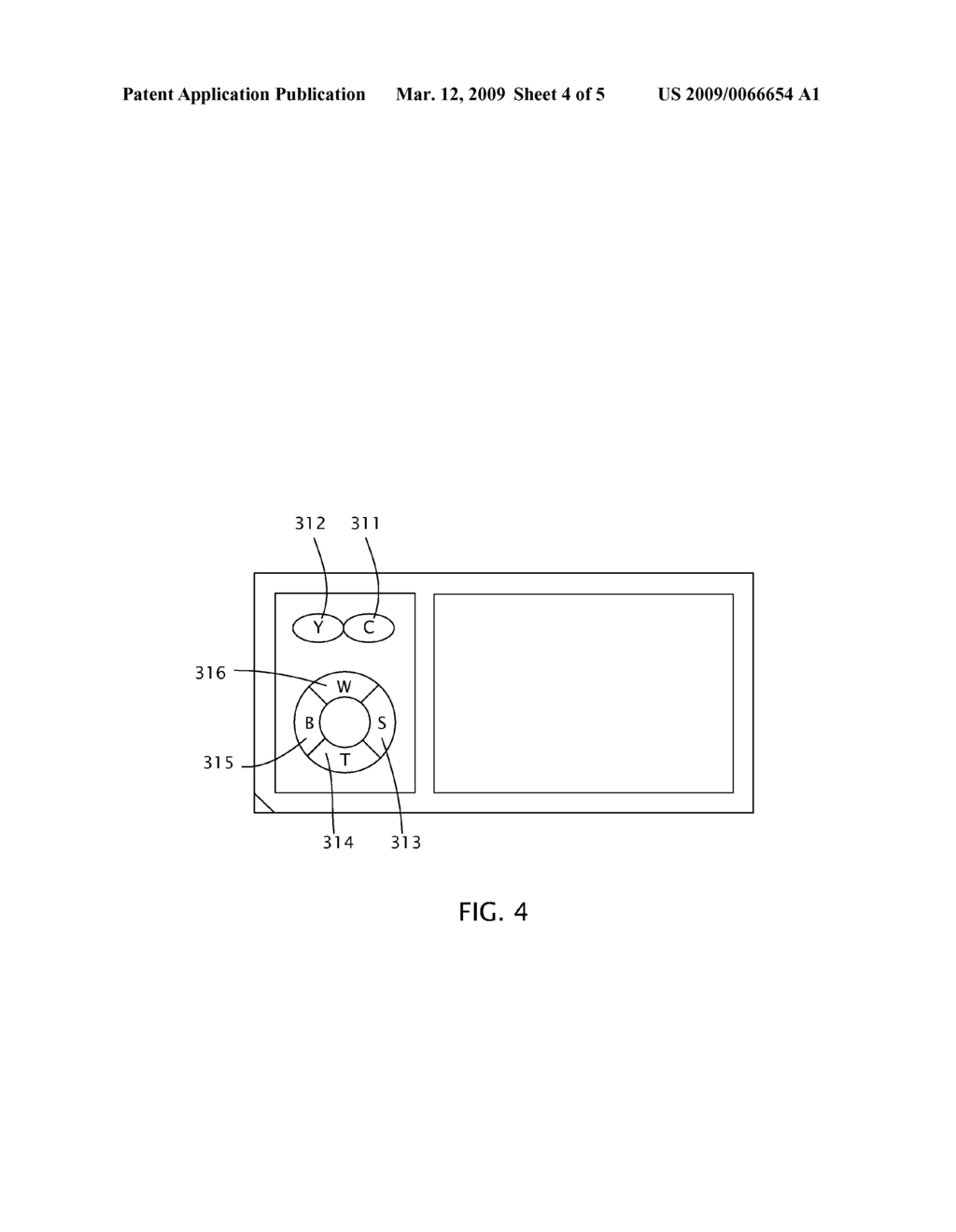 MULTI ORIENTATION USER INTERFACE AND ELECTRONIC DEVICE WITH SAME - diagram, schematic, and image 05