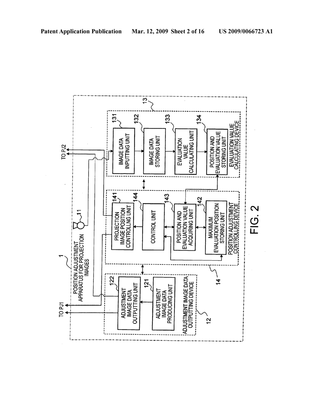 POSITION ADJUSTMENT METHOD FOR PROJECTION IMAGES - diagram, schematic, and image 03