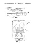 Real-time display of measurement array data for handheld computing devices in communication with instruments diagram and image