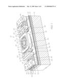 NOZZLE ARRANGEMENT FOR AN INK JET PRINTER HAVING SYMMETRICALLY ARRANGED ACTUATORS diagram and image