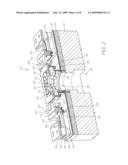 NOZZLE ARRANGEMENT FOR AN INK JET PRINTER HAVING SYMMETRICALLY ARRANGED ACTUATORS diagram and image