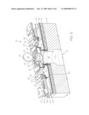 NOZZLE ARRANGEMENT FOR AN INK JET PRINTER HAVING SYMMETRICALLY ARRANGED ACTUATORS diagram and image