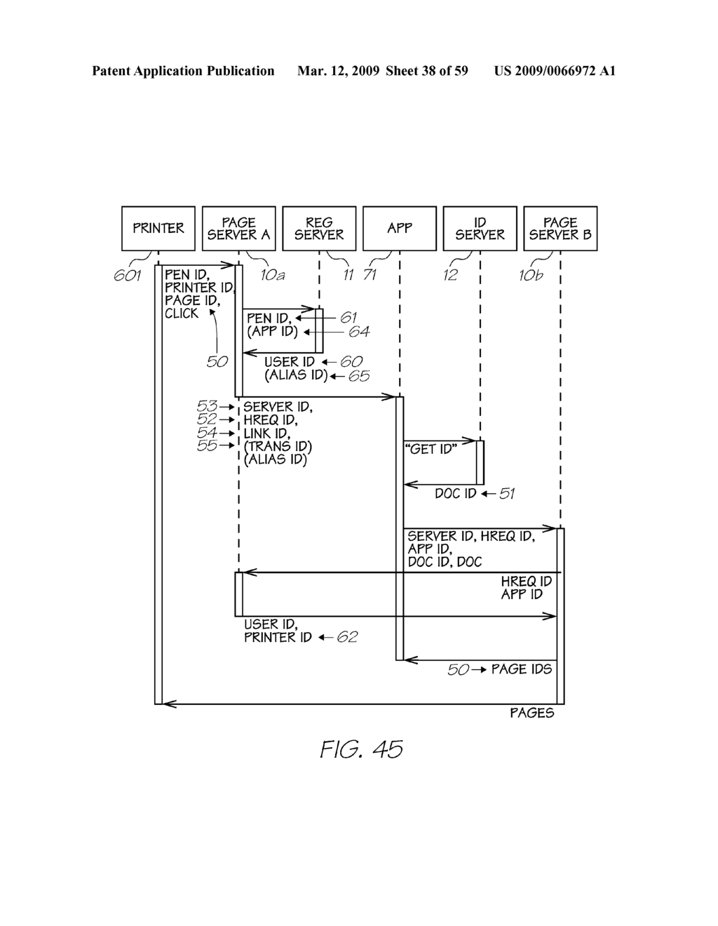 Printer having dedicated coded data channel - diagram, schematic, and image 39