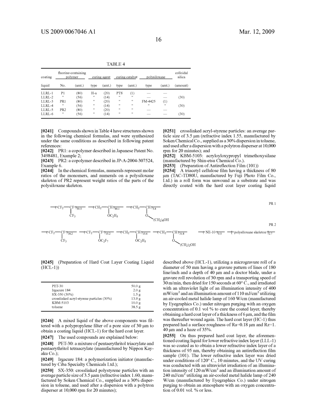 ANTIREFLECTION FILM, POLARIZING PLATE AND IMAGE DISPLAY - diagram, schematic, and image 18