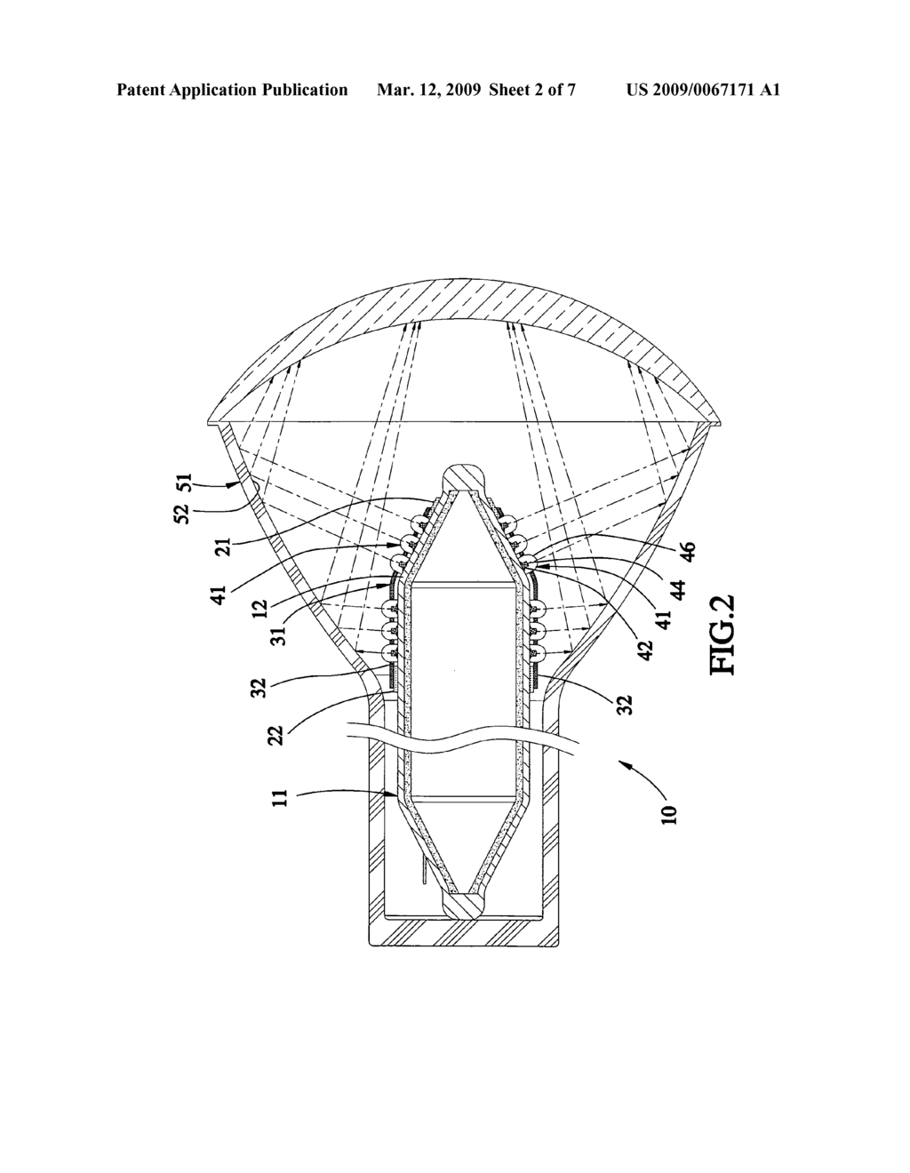 Led illuminating device - diagram, schematic, and image 03