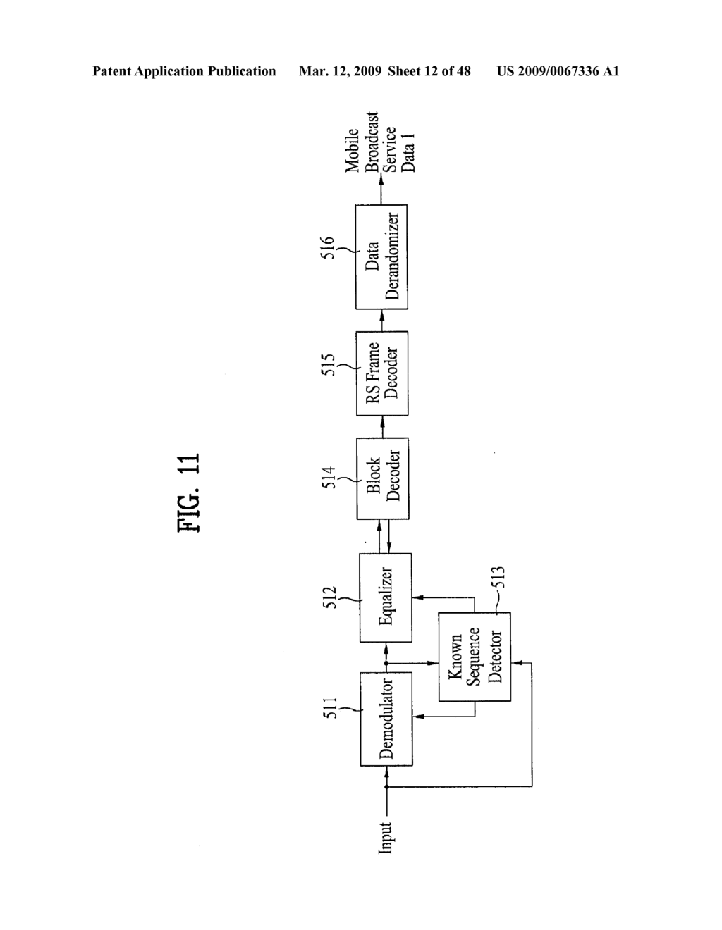 BROADCAST RECEIVER AND METHOD OF PROCESSING DATA - diagram, schematic, and image 13