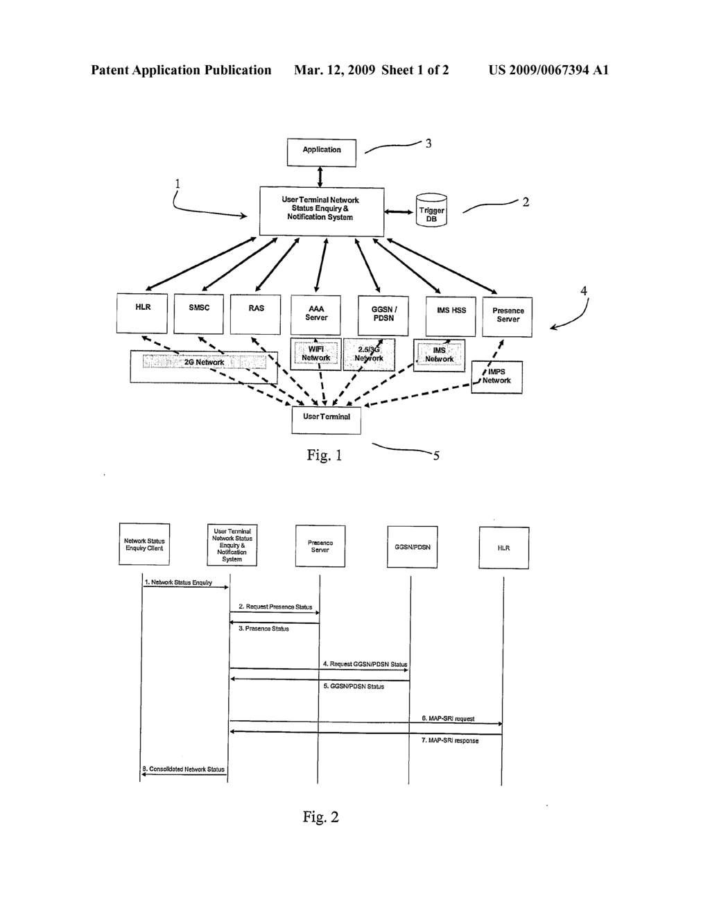 Mobile Network user Terminal Status Monitoring - diagram, schematic, and image 02