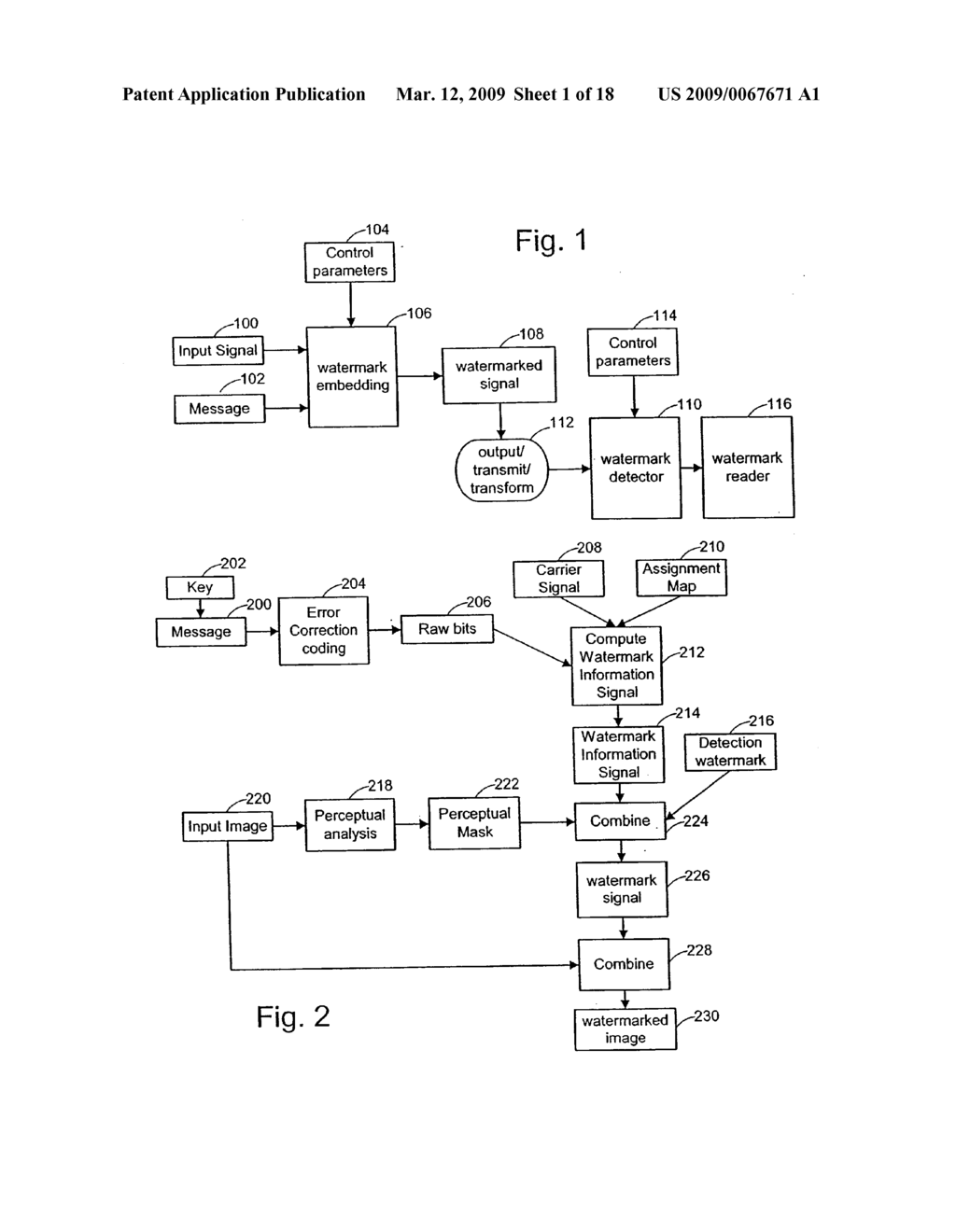 Authentication of Physical and Electronic Media Objects Using Digital Watermarks - diagram, schematic, and image 02