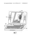 FINGER SENSING APPARATUS PERFORMING SECURE SOFTWARE UPDATE AND ASSOCIATED METHODS diagram and image