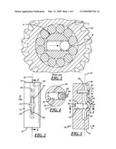 Retaining plug for retaining needle roller bearings in the centers of gears diagram and image