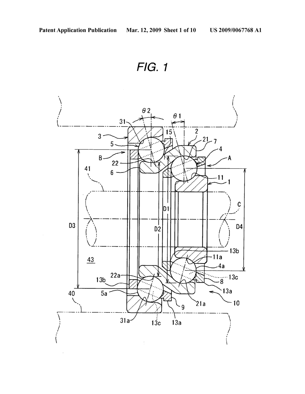 Rolling Bearing and Supercharger Using Same - diagram, schematic, and image 02