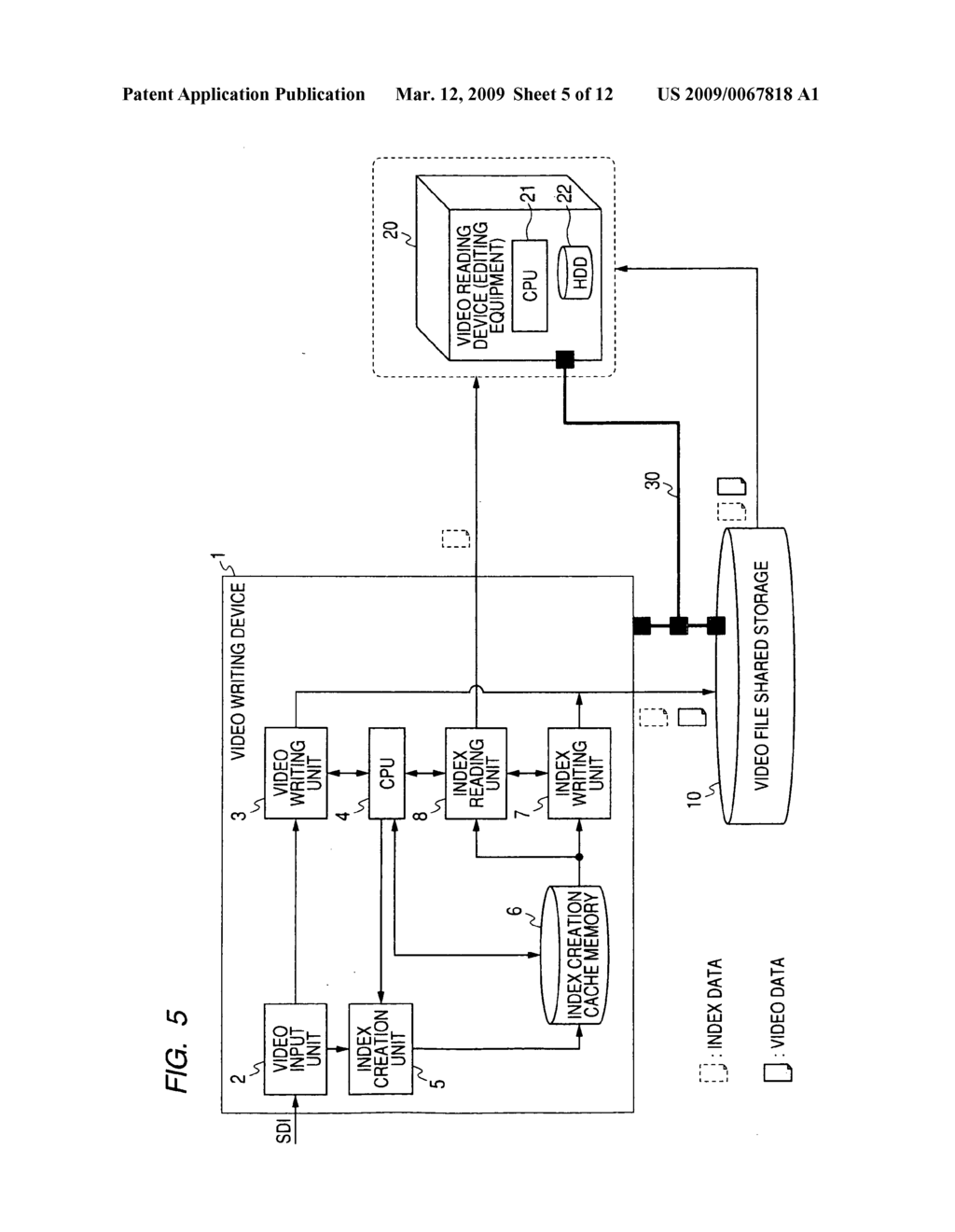 Video recording and reproducing system and reading method of video data - diagram, schematic, and image 06