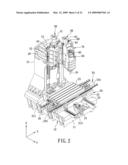 CNC machine tool having a sliding member movable at a high speed diagram and image