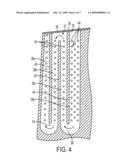 Thermally balanced near wall cooling for a turbine blade diagram and image