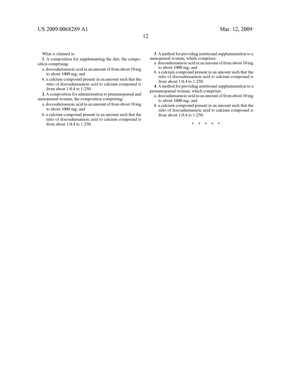 FORMULATION FOR MENOPAUSAL WOMEN - diagram, schematic, and image 13