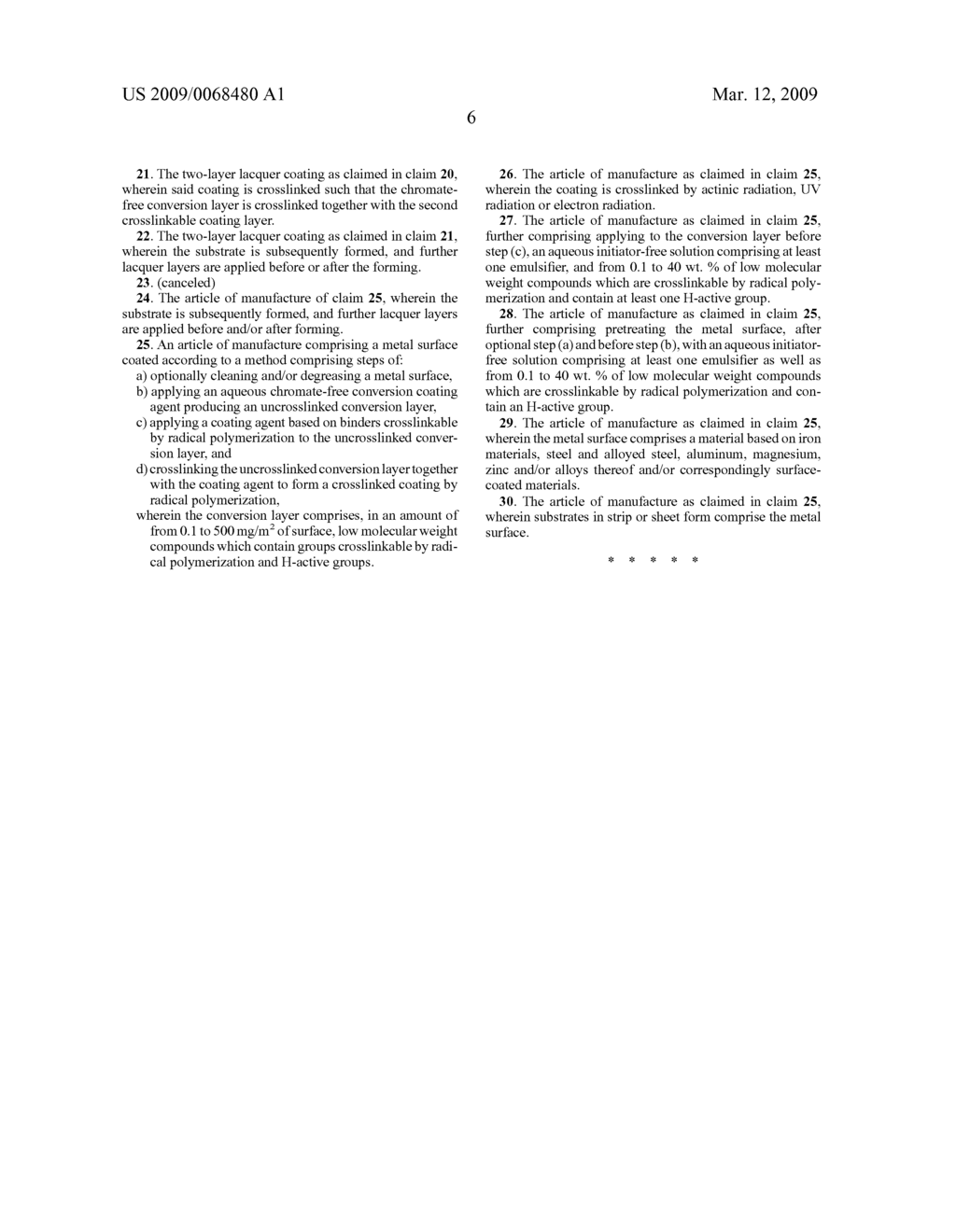 METHOD FOR COATING METAL SUBSTRATES WITH A RADICALLY POLYMERIZABLE COATING AGENT AND COATED SUBSTRATES - diagram, schematic, and image 07