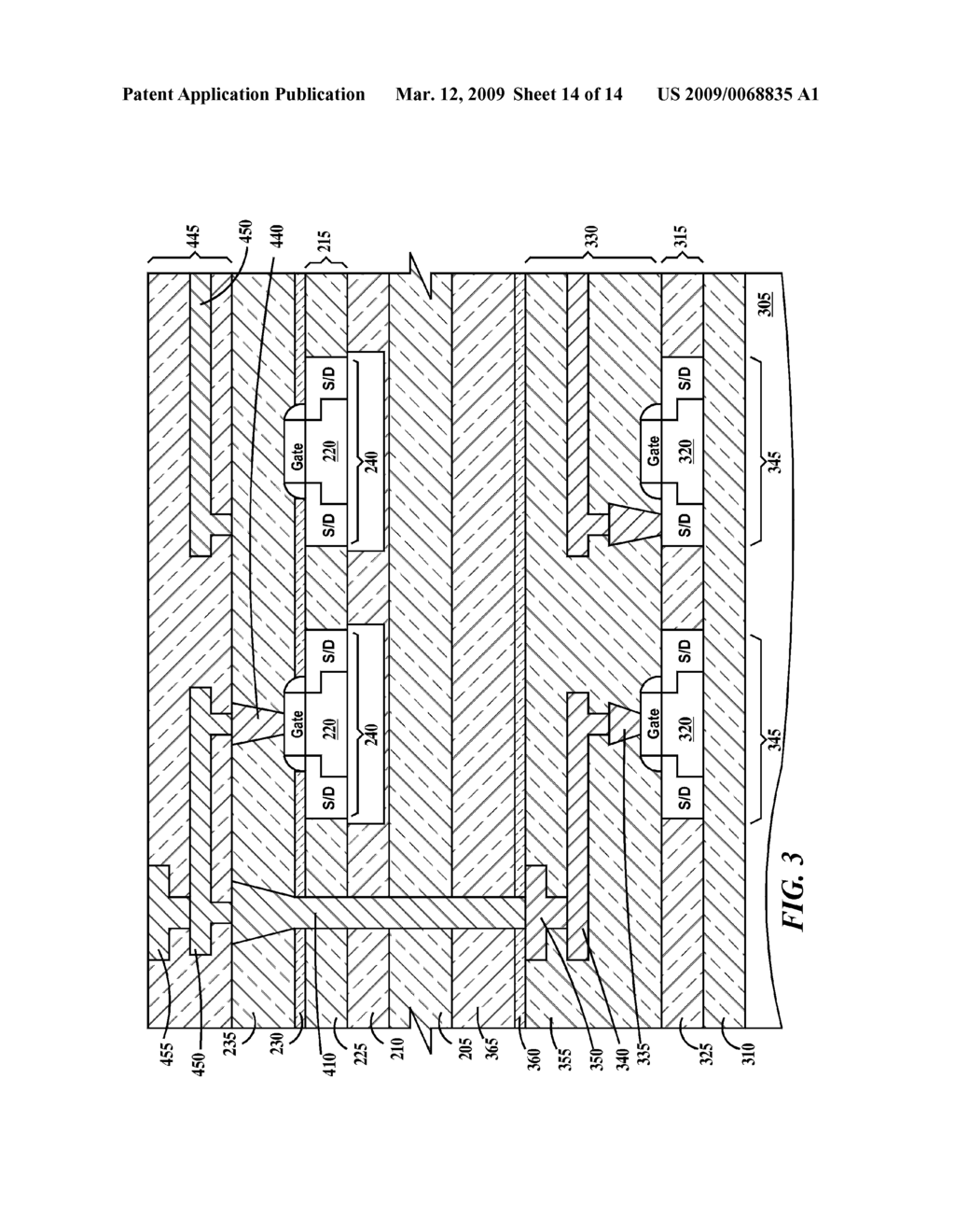 METHOD OF FABRICATING ULTRA-DEEP VIAS AND THREE-DIMENSIONAL INTEGRATED CIRCUITS USING ULTRA-DEEP VIAS - diagram, schematic, and image 15