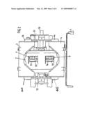 Apparatus for making electrical contact with luminous means in spotlights diagram and image