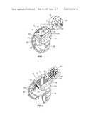 Wrist-watch mobile phone diagram and image